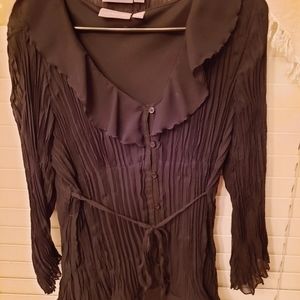 Croft & Barrow Black dressy top